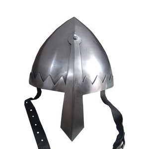 Medieval Norman Nasal Helmet Handmade Mild Steel Knight Armor for Reenactment & Cosplay Costume for LARP Armor, Home Decor