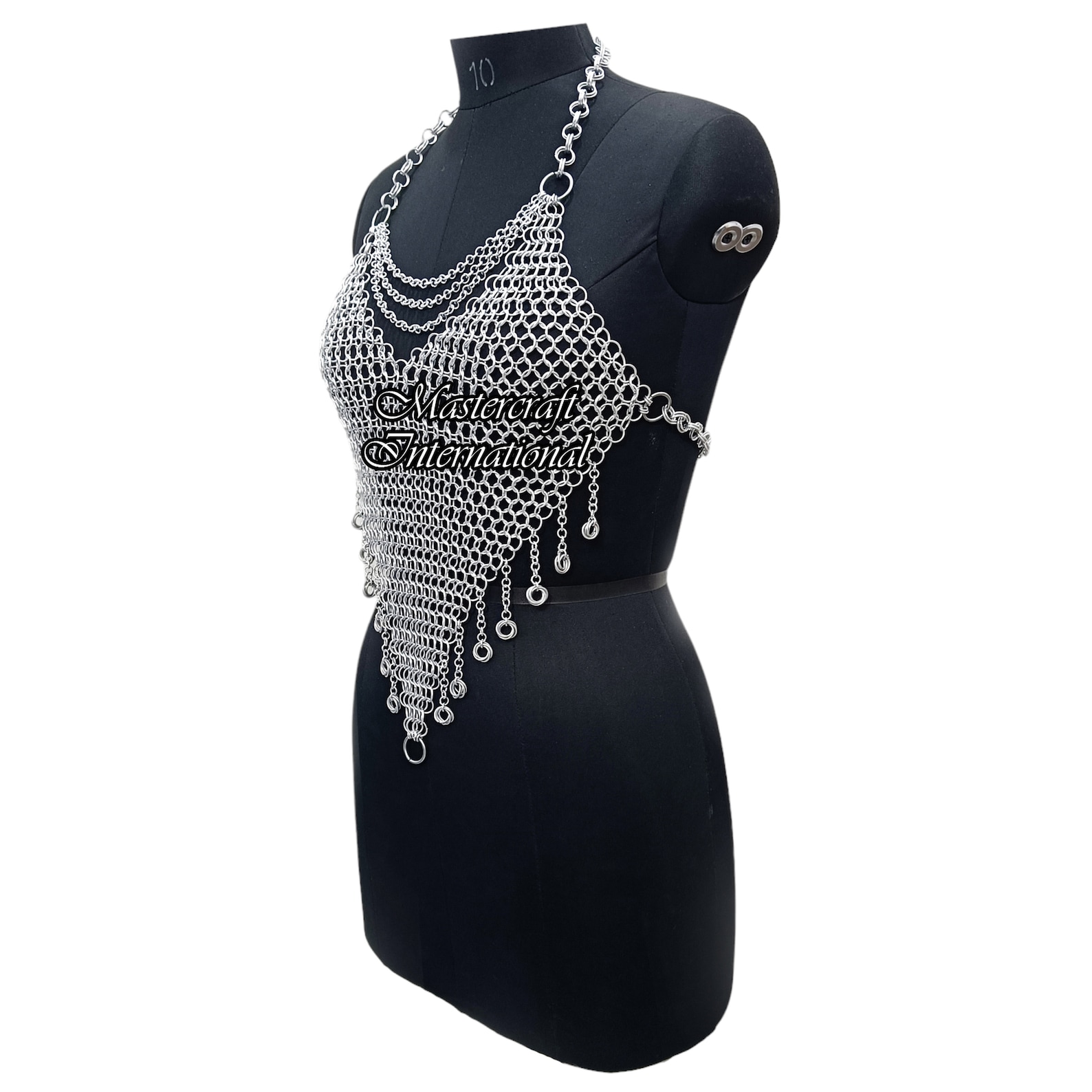 Chainmail Top Lightweight Body Jewelry 10mm Ring Butted Aluminum ...