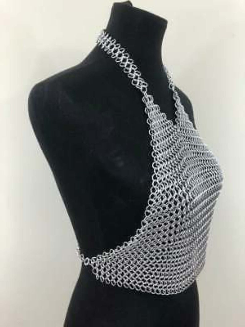 Aluminum Butted Chainmail Top Medieval Cosplay Costume Light Weight ...