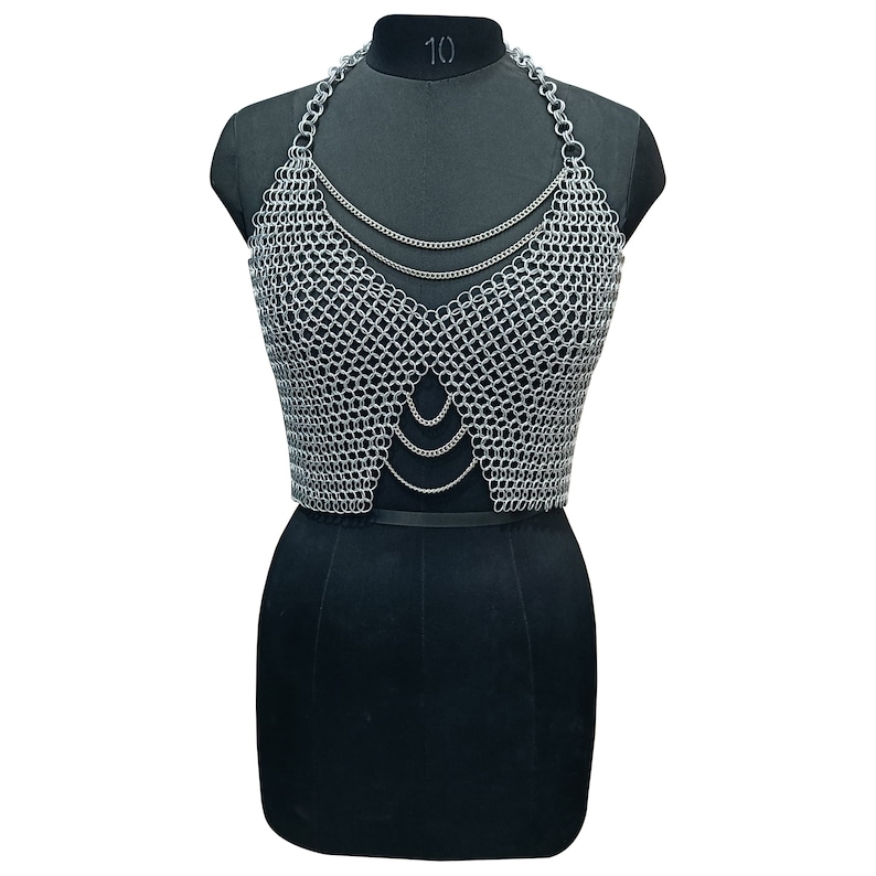 Chainmail Top Aluminum Butted Ring Small Chain Layers Unique Design ...