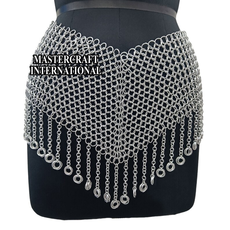 Chainmail Belt/mini Skirt Aluminum Side Chain Layers Small Rings ...