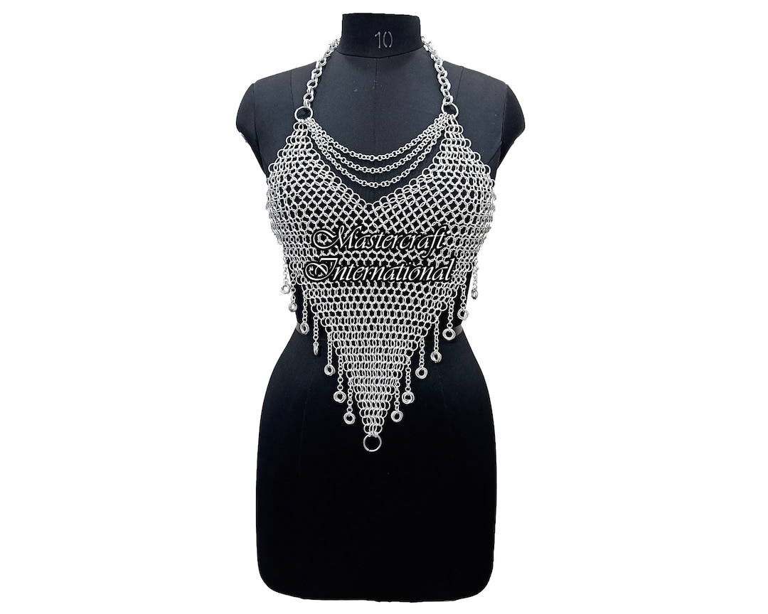 Chainmail Top Lightweight Body Jewelry 10mm Ring Butted Aluminum ...