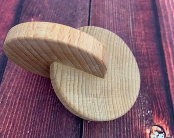 Interlocking wooden discs Montessori