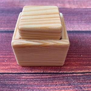 Boîte et cube Montessori