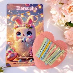 A6 Eiersuche – Die bunte Los-Challenge zum Sparen!