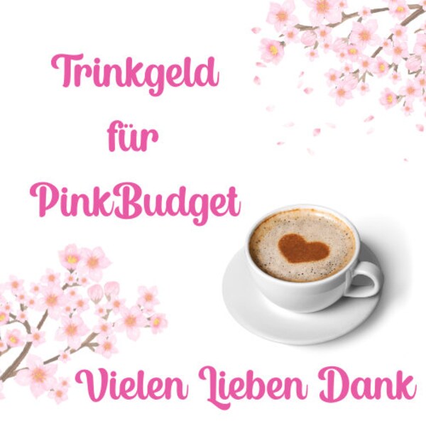 Trinkgeld für PinkBudget