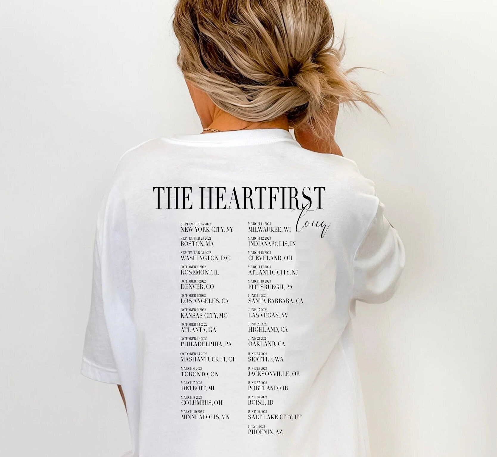 Kelsea Ballerini Heartfirst Tour Eras Tour With Tour Dates - Etsy