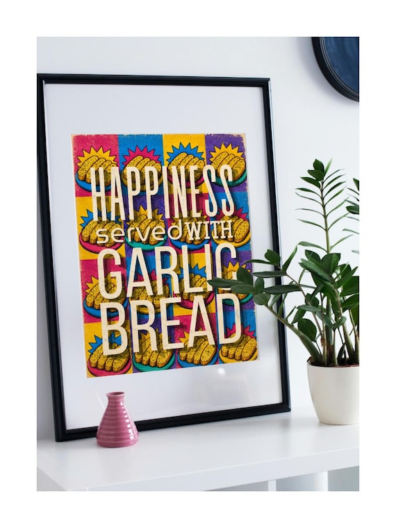 Gift for foodie, dopamine wall art, pop art andy warhol