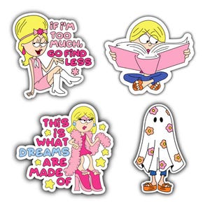 Lizzie Sticker Bundle | Laptop Sticker | Water Bottle Sticker