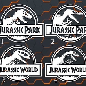 Jurassic Logo Decals