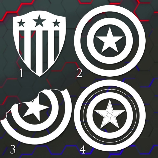 Cap's Shield Decals
