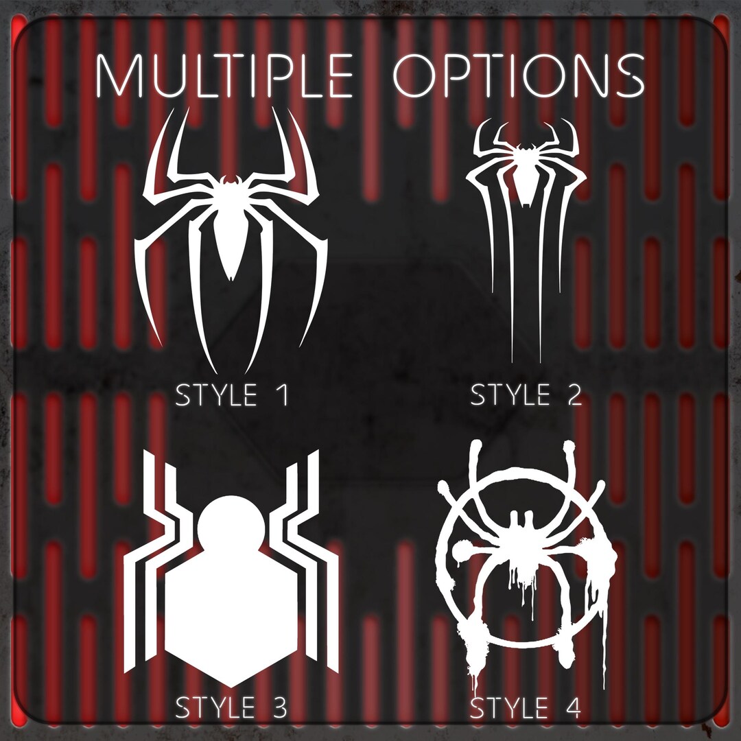 Spider Symbols Decals - Etsy