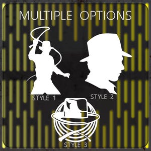 Indiana Jones Style Decals