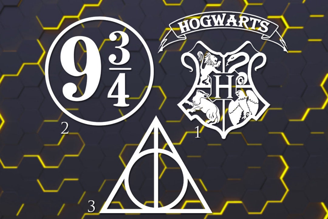 Wizard Symbols Decals - Etsy UK