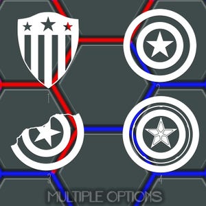 Cap's Shield Decals