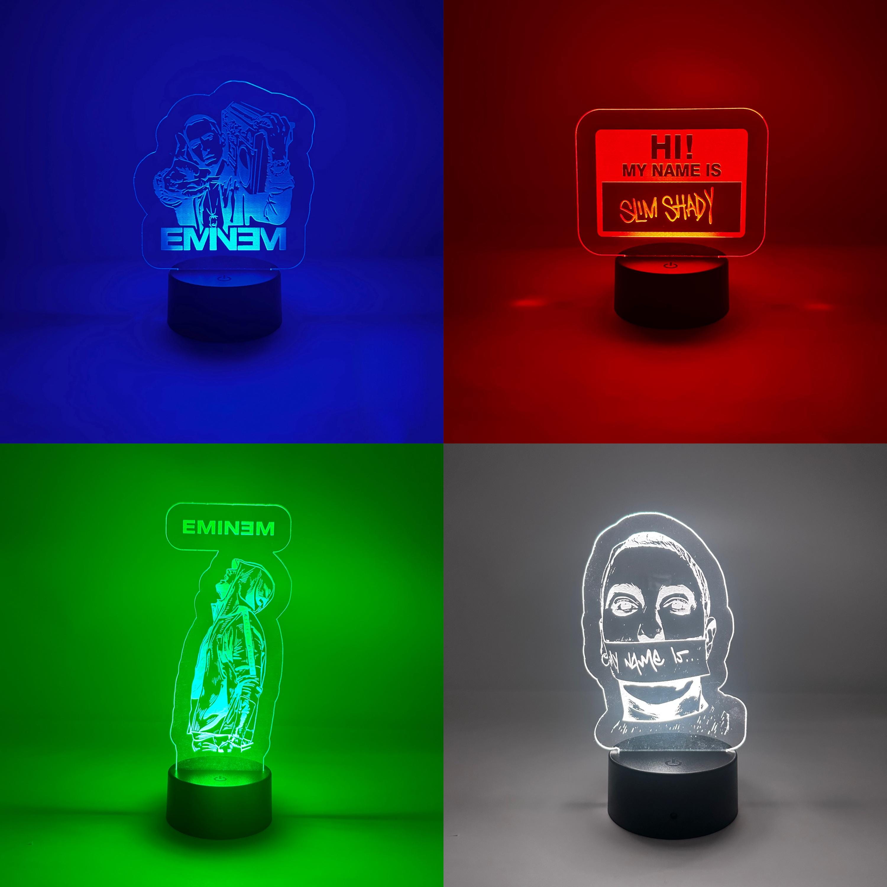 Eminem, Slim Shady Acrylic Led Glow Sign - Etsy