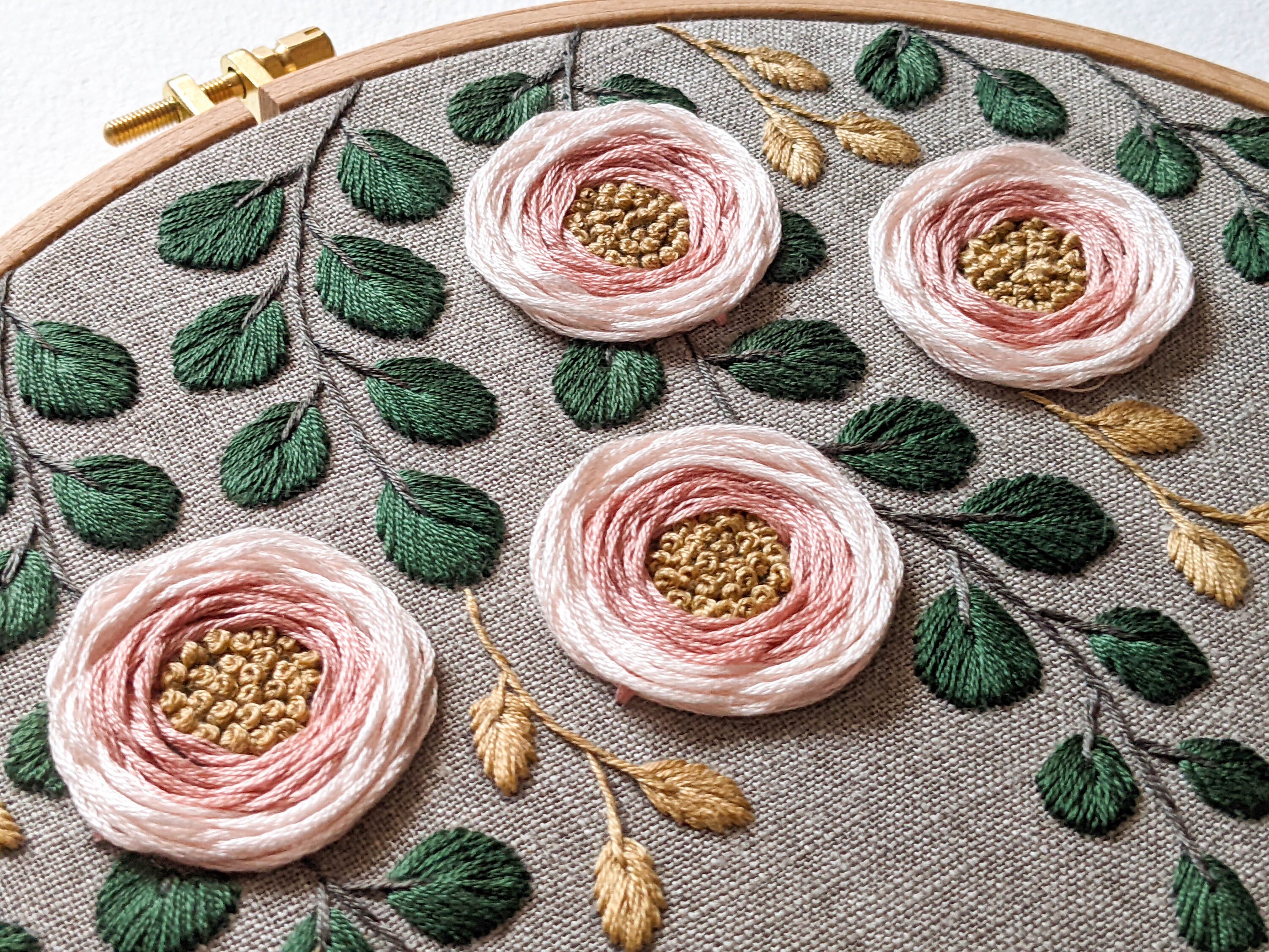 PDF Pattern Rose Garden Embroidery Pattern 10 25 Cm With Youtube