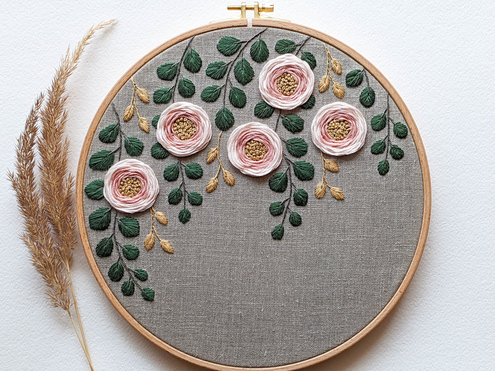 PDF Pattern Rose Garden Embroidery Pattern 10 25 Cm With Youtube