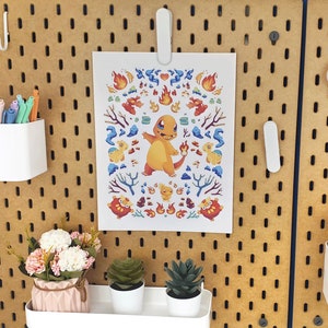 May include: A printable 8.5 x 11 inch sheet of paper with a colorful illustration of a cartoon character. The character is orange and has a red, white, and blue design. The character is surrounded by other smaller cartoon characters.