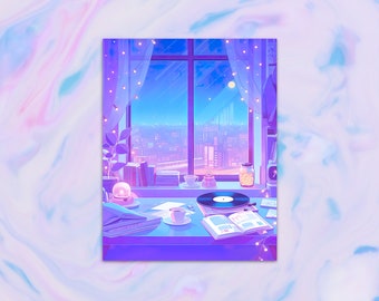 Starry Serenity: A Lofi Night in the City