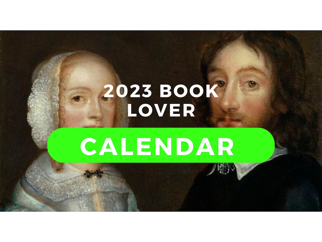 Author Calendar 2023 Printable Calendar Downloadable Etsy de