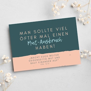 JW Postkarte „Mut-Ausbruch“ – Ermutigungskarte für Freunde