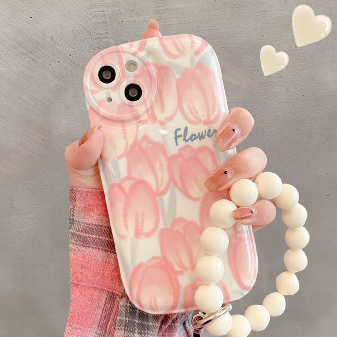 Buy Flower Phone Case With Bracelet Phone Case for iPhone 13 12 Pro Max