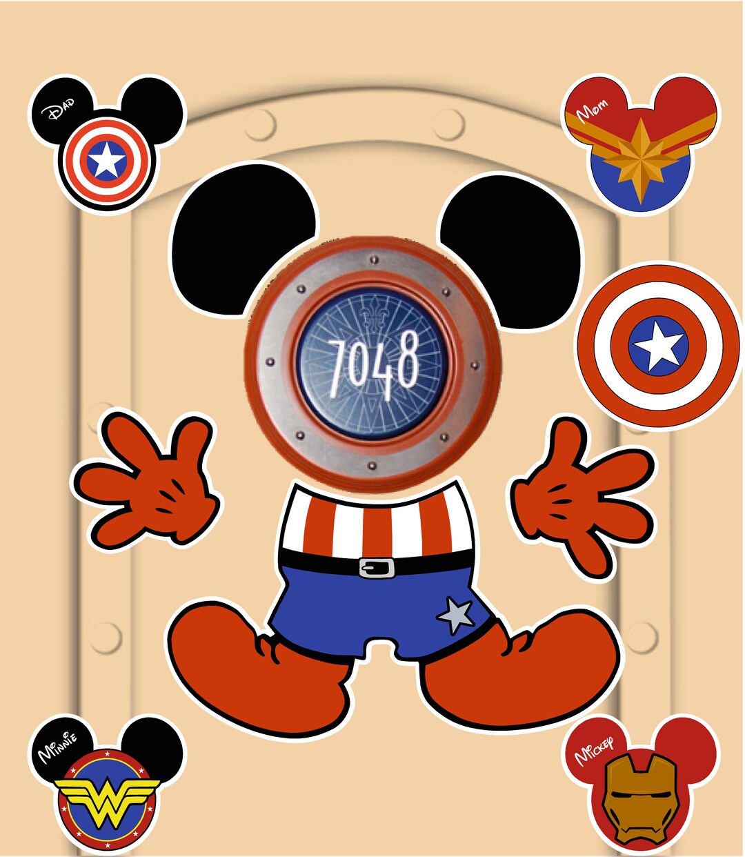 Disney Cruise Door Magnets Captain America With Custom Little Etsy Disney Cruise Door Magnets Captain America With Custom Little Etsy