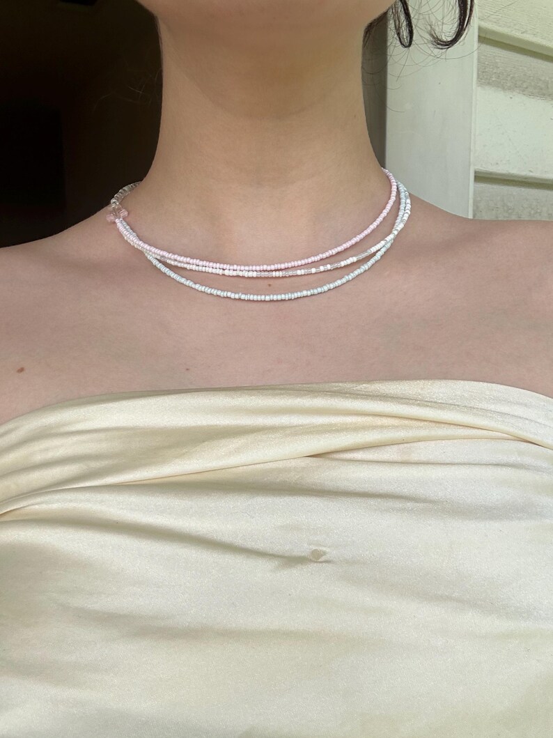 Shooting Star Trans Colored Necklace - Etsy