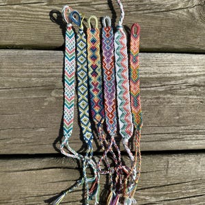 assorted handmade friendship bracelets / knotted bracelet, jewelry, boho, surf jewelry, string bracelets, embroidery bracelet, arrowhead