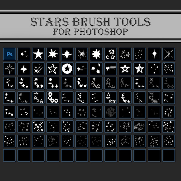 STARS BRUSH TOOLS for Photoshop