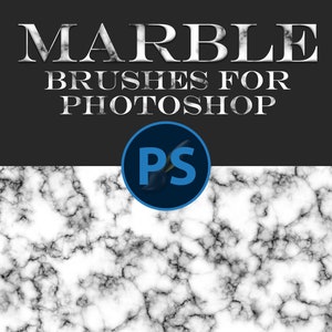 20 PINCELES DE MÁRMOL, para Photoshop. Formato ABR, sin costuras, arte de mármol, crea tu propio papel de mármol, arte de pared, papel de pared, diseños web y tarjetas.