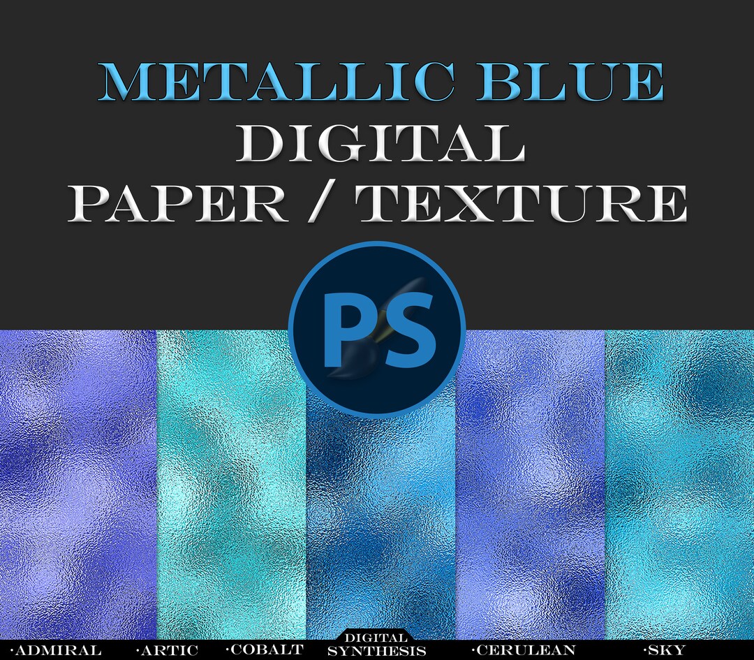 Netallic Blue Texture METALLIC BLUE TEXTURE, for Cards, Invitations, Scrapbook, Clipart, in ...