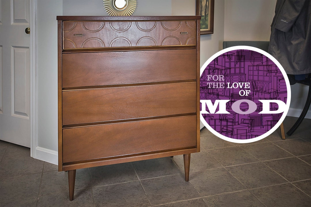 SOLD *** Mid Century Modern | 1962 Bassett Appreciation 4 Drawer