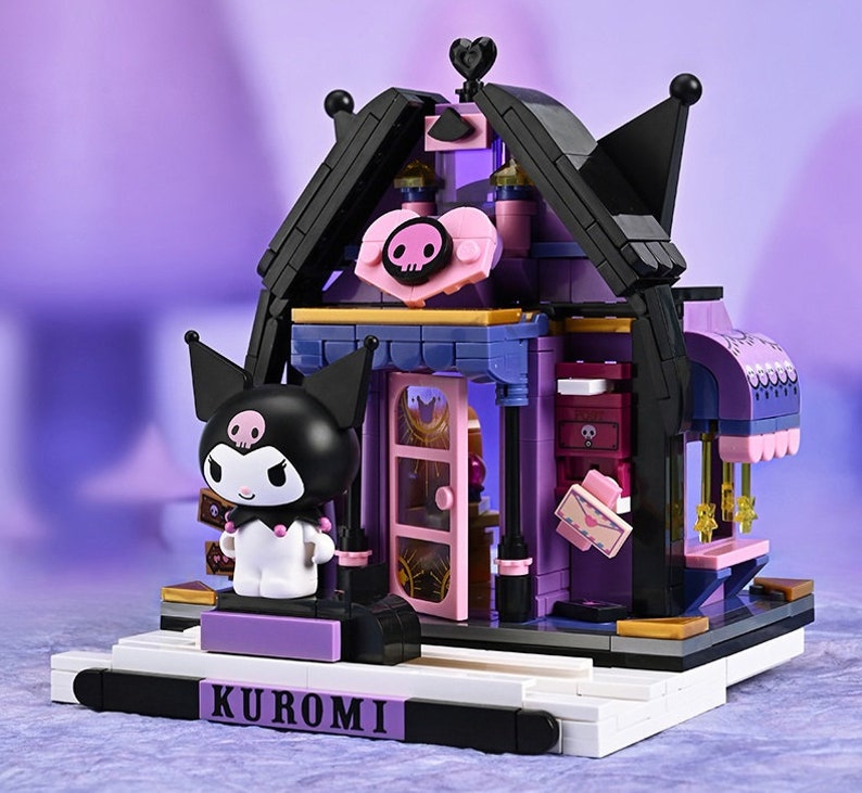 Sanrio Kuromi Fortune Telling Shop Building Blocks Lego Toy Etsy