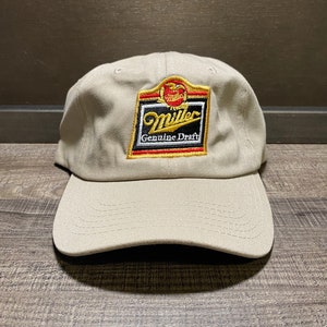 Vintage Genuine Draft Miller on Beige Hat
