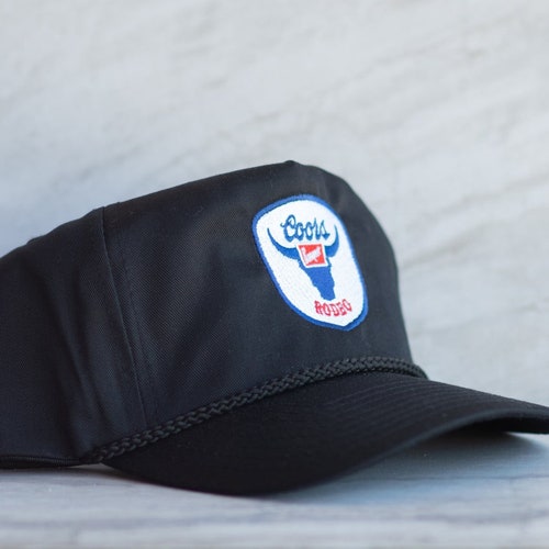 Coors Banquet Blue Landscape Snapback Rope Hat Etsy