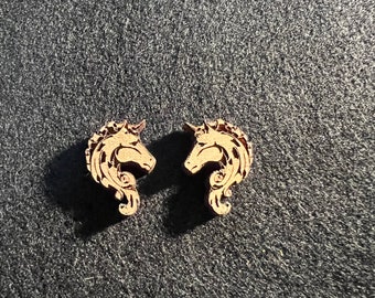Vintage Unicorn Earrings
