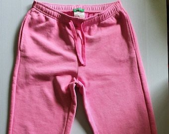 10/11 ans - UNITED COLORS of BENETTON - Pantalon de survêtement rose