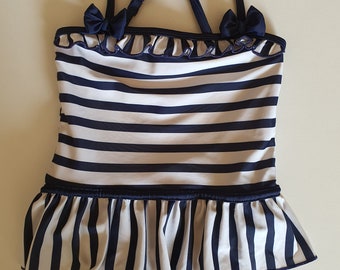 3/4 years - Rachel Riley ruffled one-piece swimsuit -