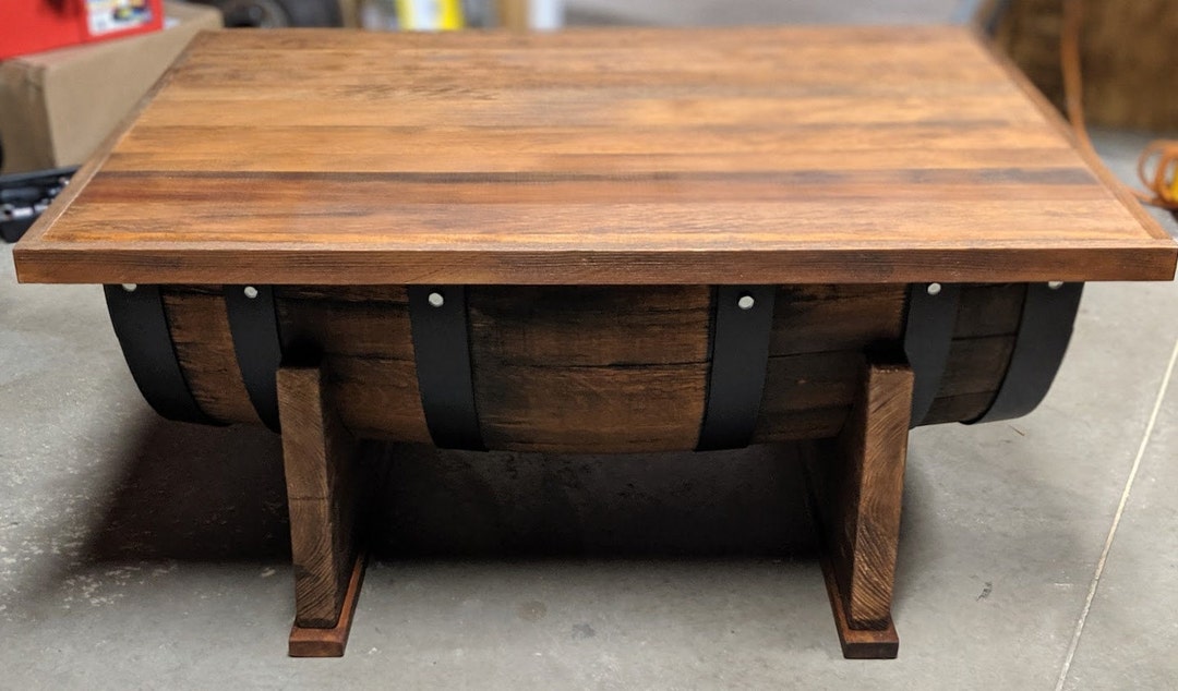 Whisky Barrel Coffee Table Etsy