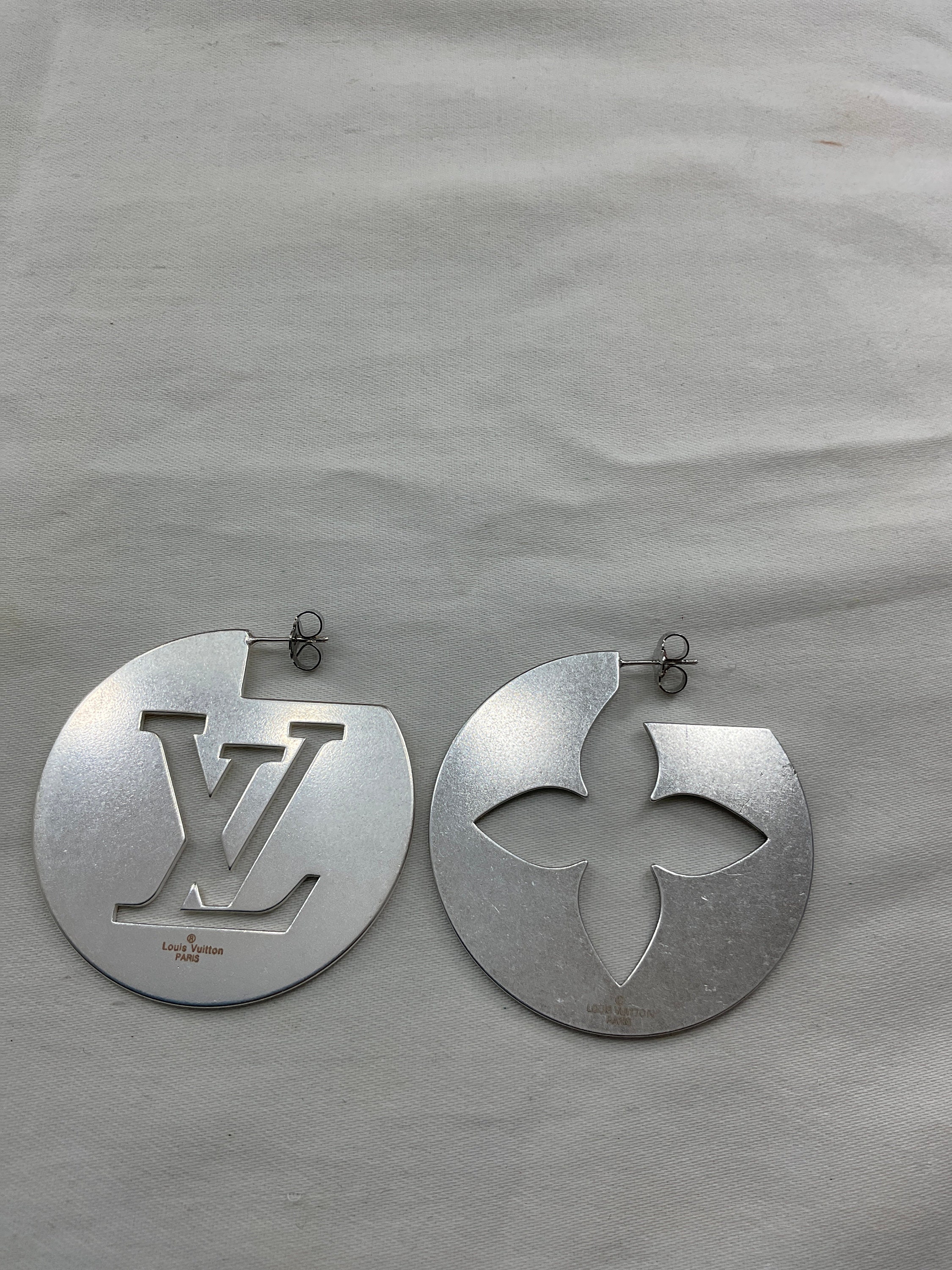 lv lock earrings