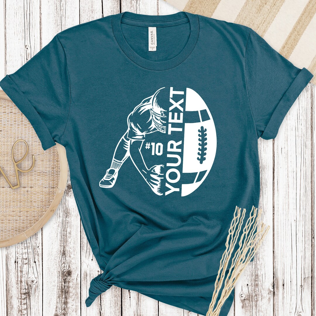 Custom Football Shirt, Football Tshirt, Personalized Football Tee