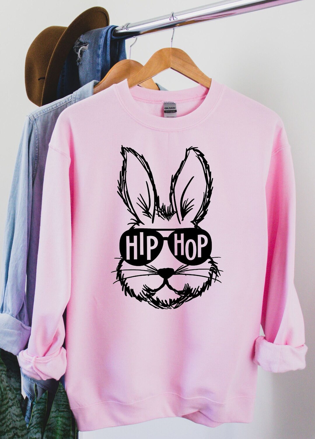 Girls Hip Hop Patch Easter Short Sleeve T-Shirt by Sweet Winks main image 0