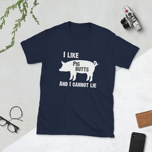 Mi piace Pig Butts Divertente T-shirt