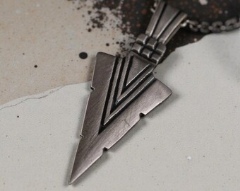 Viking Arrow 925 Sterling Silver Pendant Jewelry