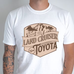 Toyota Land Cruiser Fj40 Logo Design Vintage Badge, Patch, Shirt Design