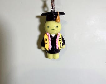 Graduation Smiski Customizable Charm | Personalized Graduation Gift for Students