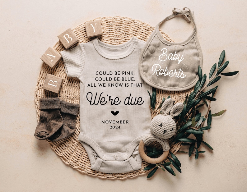 Digital Pregnancy Announcement Could Be Pink Could Be Blue - Etsy