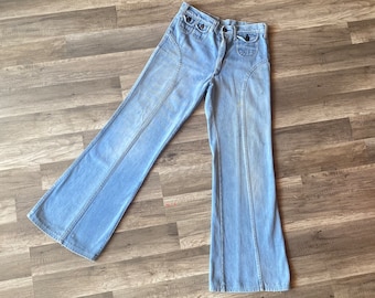 Vintage 1970's Flared Jeans by Martin Bernard.